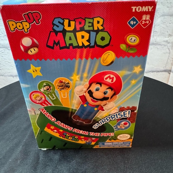 Super Mario Video Game Red and Blue Console